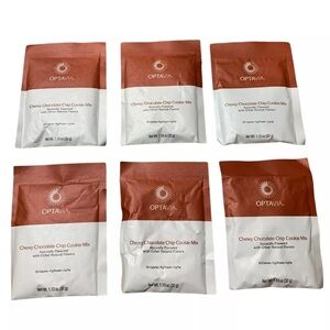 Optavia CHEWY CHOCOLATE CHIP COOKIE MIX 6 Fuelings Packets 1.13oz